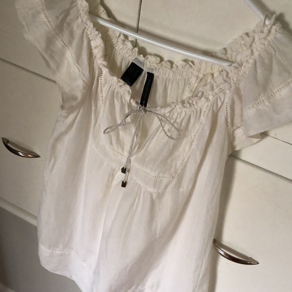 Mango MNG Y2K off-the-shoulder peasant tunic - Picture 5 of 6